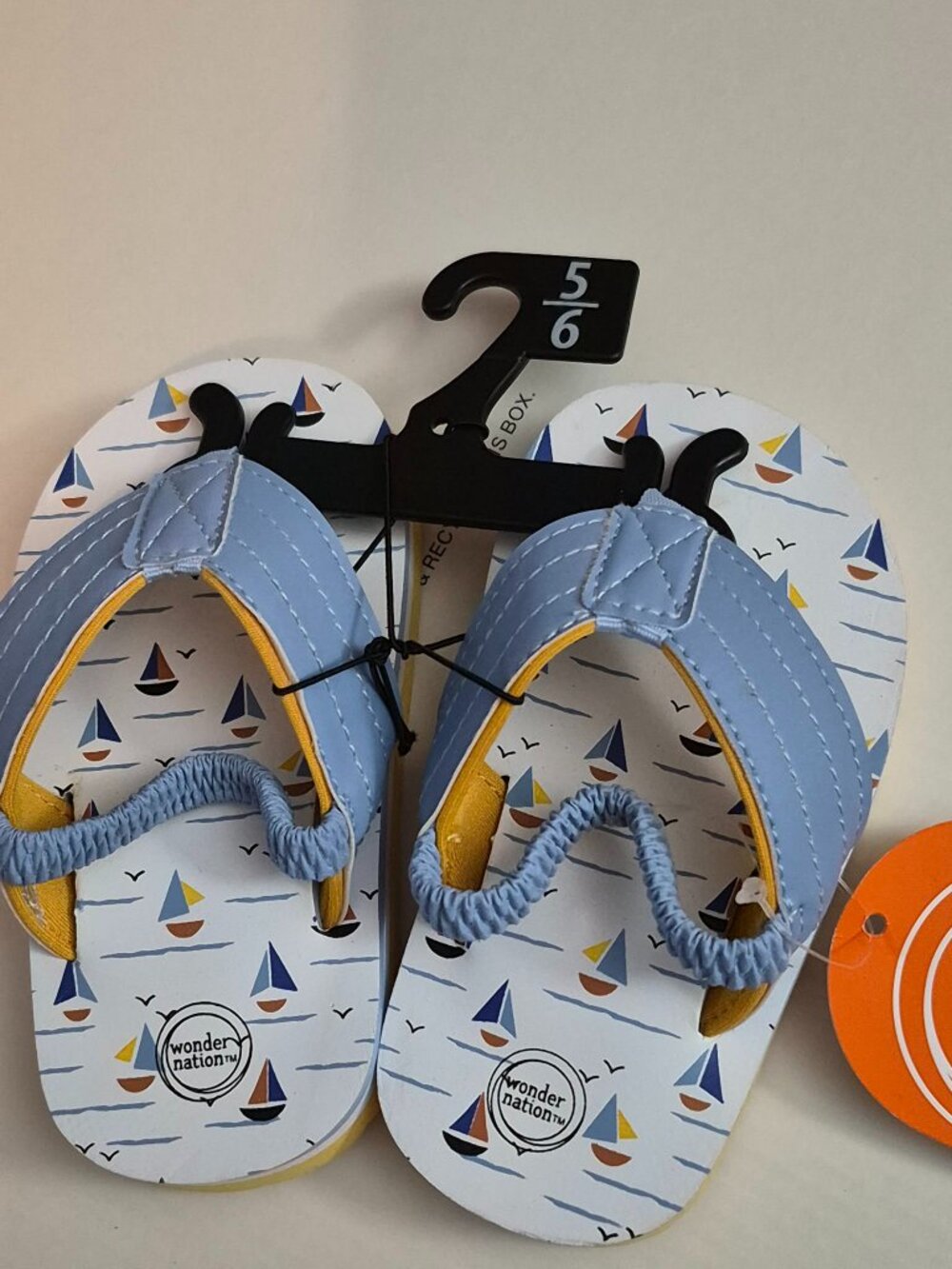 Wonder Nation Toddler Boys Fashion Flip Flops